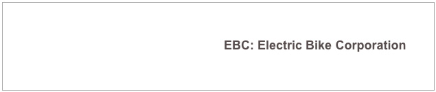 EBC: Electric Bike Corporation